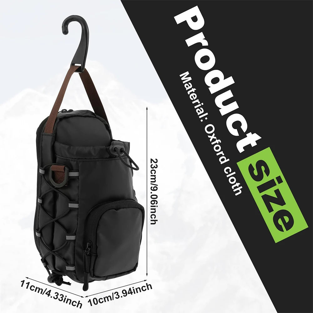 Magnetic Gym Chest Pouch Bottle Holder - Crossbody Fitness Organizer Unisex