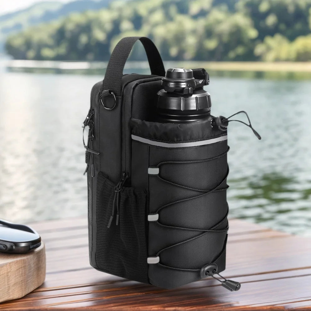 Magnetic Gym Bag with Bottle Holder - Unisex Magnetic Attachment Bag